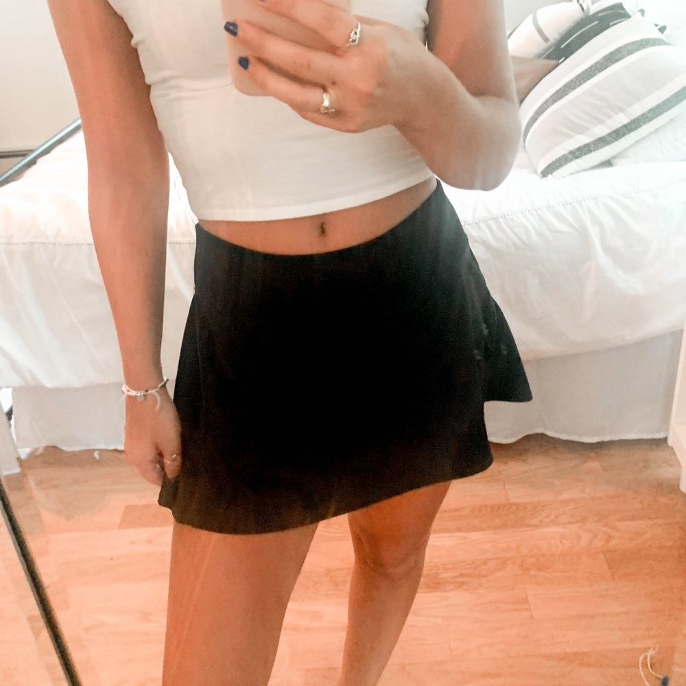 Black Tennis Skirt